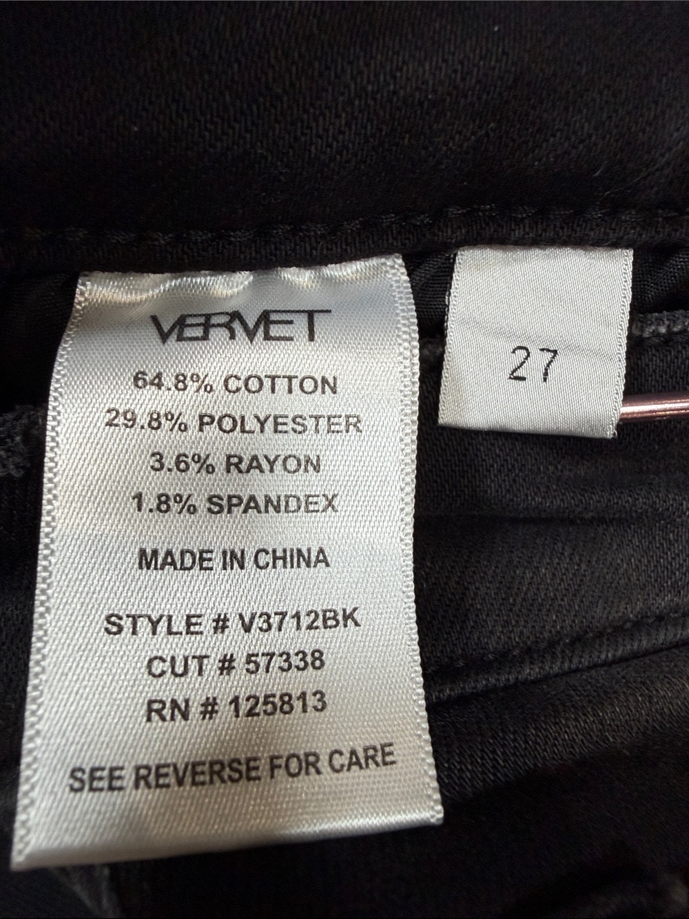 Olivia High Rise Silver Dome Nail Head Detailed Wide Leg Jeans by Vervet 27 - Picture 12 of 16